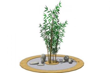 Sketchup素材模型|树池素材组件景观-BIM建筑网