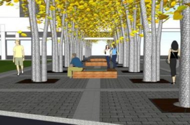 Sketchup景观模型|小区入口景观，现代风格-BIM建筑网