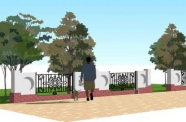 Sketchup素材模型|围墙围栏护栏素材组件-BIM建筑网