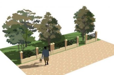 Sketchup素材模型|围墙围栏护栏素材组件-BIM建筑网