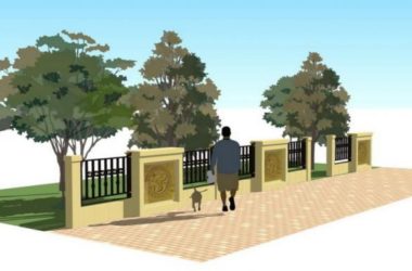 Sketchup素材模型|围墙围栏护栏素材组件-BIM建筑网