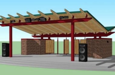 Sketchup素材模型|室外舞台场景素材组件-BIM建筑网