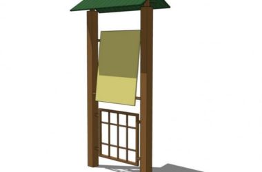 Sketchup素材模型|展示牌模型素材组件-BIM建筑网