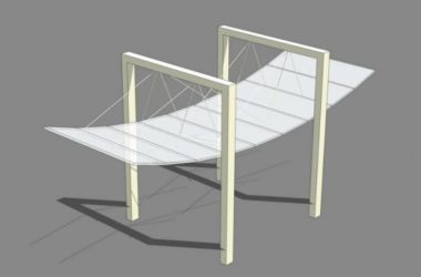 Sketchup素材模型|雨棚模型素材组件-BIM建筑网
