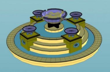 Sketchup素材模型|欧式水景喷泉景观雕塑模型素材组件-BIM建筑网