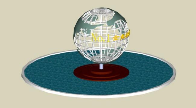 Sketchup素材模型|水景景观雕塑模型素材组件