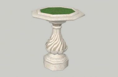 Sketchup素材模型|欧式花钵景观雕塑模型素材组件-BIM建筑网