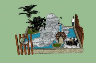 Sketchup素材模型|假山景观雕塑模型素材组件-BIM建筑网