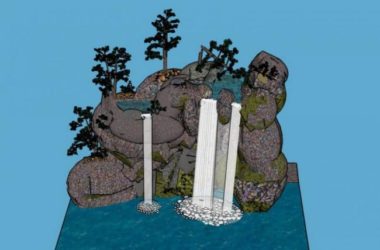 Sketchup素材模型|假山景观雕塑模型素材组件-BIM建筑网