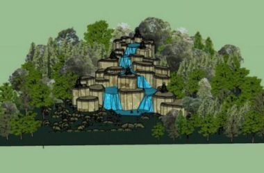 Sketchup素材模型|景观雕塑假山模型素材组件，现代风格-BIM建筑网