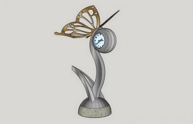 Sketchup素材模型|景观造型雕塑小品模型素材组件，现代风格