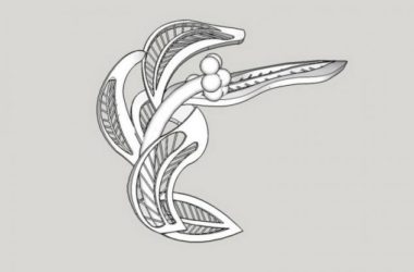 Sketchup素材模型|树叶艺术景观雕塑小品模型素材组件，现代风格-BIM建筑网