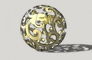 Sketchup素材模型|景观球形雕塑小品模型素材组件，现代风格-BIM建筑网