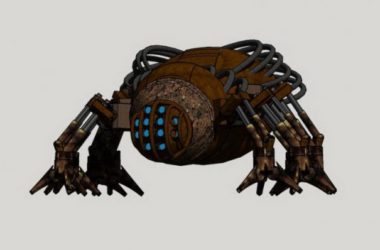 Sketchup素材模型|抽象蜘蛛动物景观雕塑小品模型素材组件，现代风格-BIM建筑网