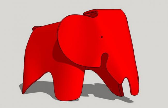 Sketchup素材模型|抽象动物景观雕塑小品模型素材组件，现代风格