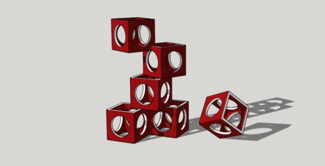 Sketchup素材模型|景观雕塑小品模型素材组件，现代风格