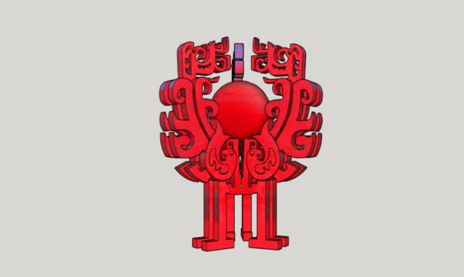 Sketchup素材模型|景观雕塑小品模型素材组件，中式风格