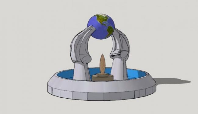 Sketchup素材模型|景观雕塑小品模型素材组件，现代风格