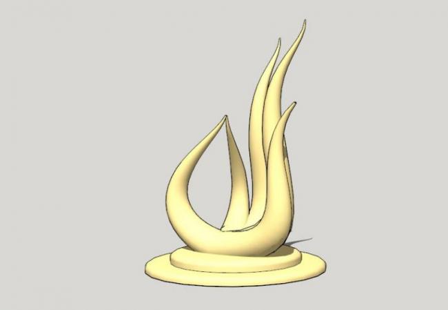 Sketchup素材模型|景观雕塑小品模型素材组件，现代风格