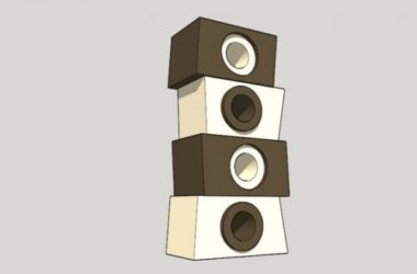 Sketchup素材模型|景观雕塑小品模型素材组件，现代风格-BIM建筑网