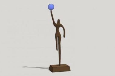 Sketchup素材模型|景观雕塑小品模型素材组件，现代风格-BIM建筑网