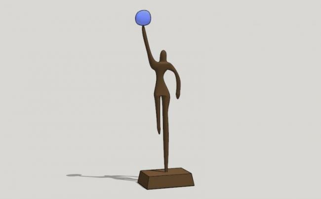 Sketchup素材模型|景观雕塑小品模型素材组件，现代风格