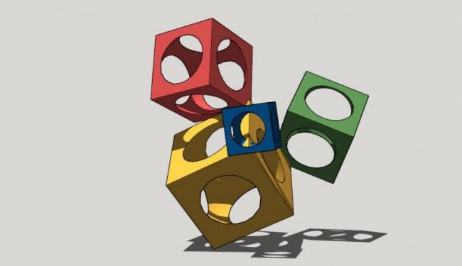 Sketchup素材模型|景观雕塑小品模型素材组件，现代风格