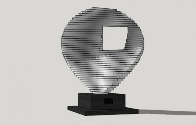 Sketchup素材模型|景观雕塑小品模型素材组件，现代风格