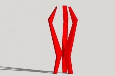 Sketchup素材模型|景观雕塑小品模型素材组件，现代风格-BIM建筑网