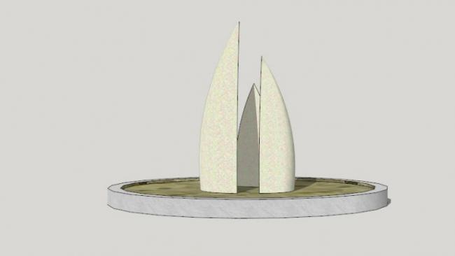 Sketchup素材模型|景观雕塑小品模型素材组件，现代风格