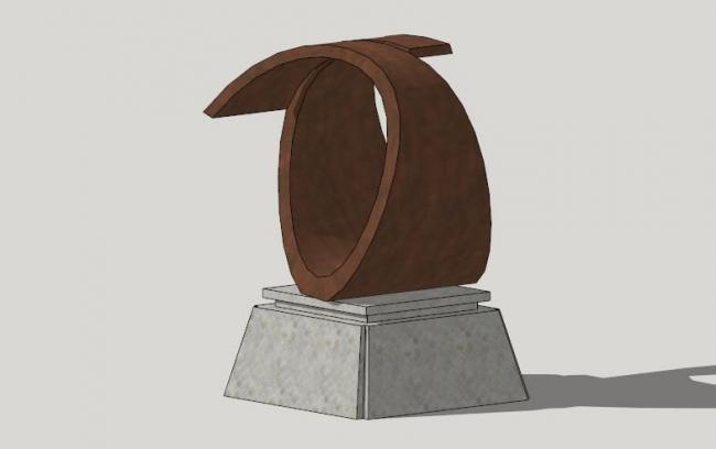 Sketchup素材模型|景观雕塑小品模型素材组件，现代风格