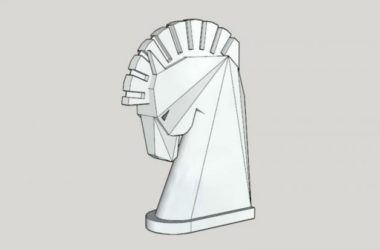 Sketchup素材模型|景观雕塑小品模型素材组件，马，现代风格-BIM建筑网