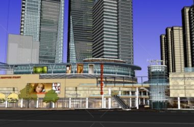 Sketchup综合体模型|超高层商业综合体，购物中心，公寓，住宅，酒店，写字楼，现代风格-BIM建筑网