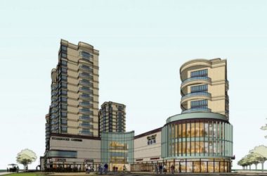 Sketchup住宅模型|高层住宅，底层商业，街角小商场，新古典风格，居住建筑-BIM建筑网