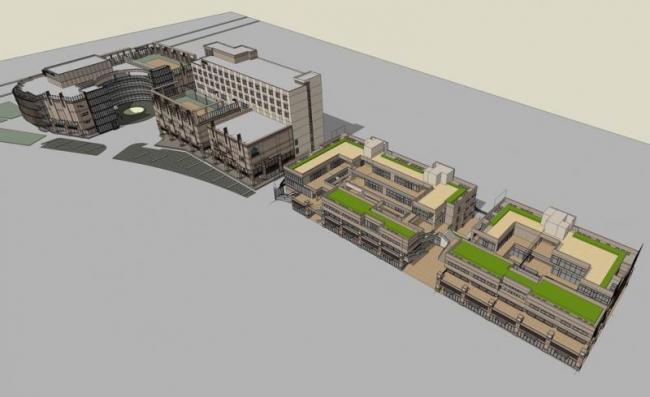 Sketchup商业模型|多层商业街，商业楼，新古典风格