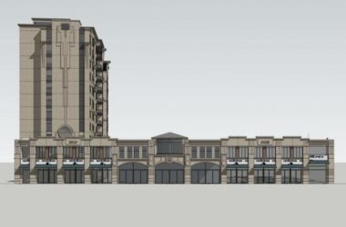 Sketchup住宅模型|高层住宅，底层商业，商业裙房，简欧式，居住建筑，新古典风格-BIM建筑网