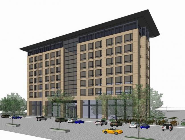 Sketchup办公模型|多层办公楼，新亚洲风格，新古典风格