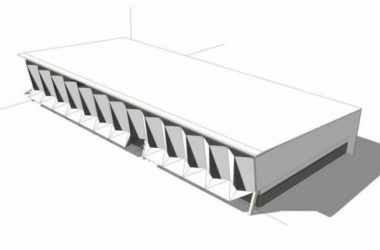 Sketchup车站路桥|多层汽车站，交通建筑，现代风格-BIM建筑网