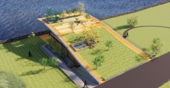 Sketchup景观模型|卫生间，公共厕所，现代风格