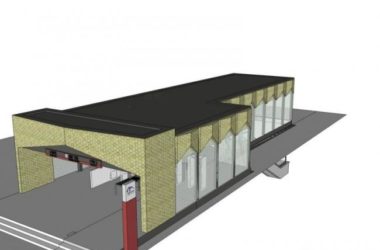 Sketchup车站路桥|地铁出入口，交通建筑，现代风格-BIM建筑网