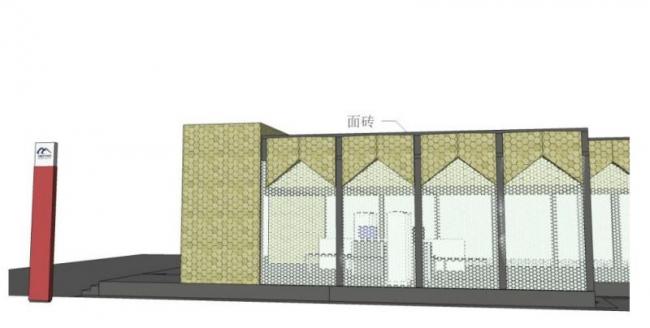 Sketchup车站路桥|地铁出入口，交通建筑，现代风格