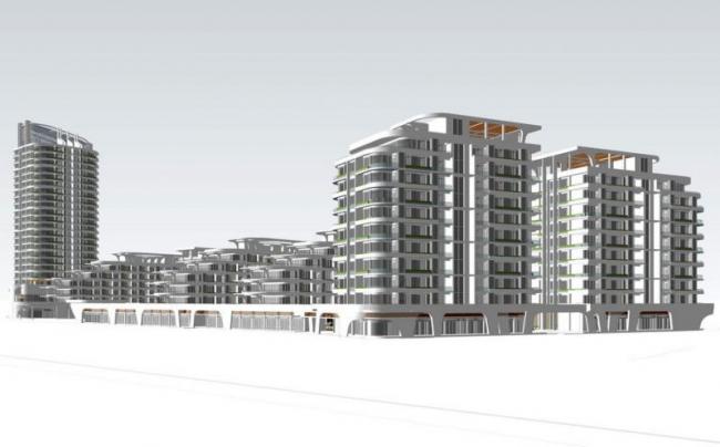 Sketchup住宅模型|高层酒店，多层住宅，现代风格