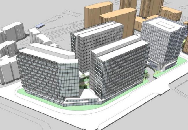 Sketchup办公模型|高层办公楼，公寓，现代风格