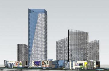 Sketchup综合体模型|多层高层混合商业综合体，高层办公楼，现代风格-BIM建筑网