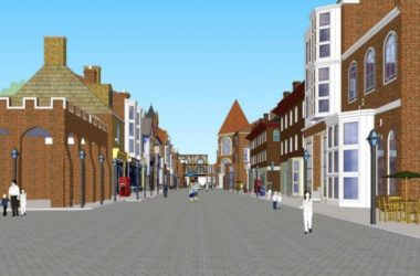 Sketchup商业模型|多层商业街，英式古典风格-BIM建筑网