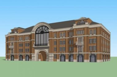 Sketchup商业模型|多层商业楼，英式古典风格-BIM建筑网