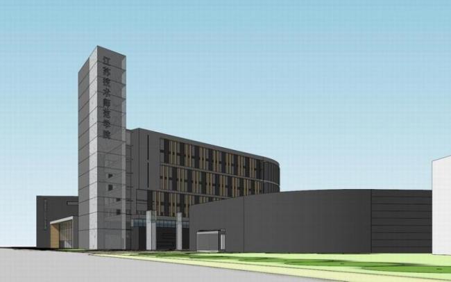 Sketchup学校模型|多层江苏技术师范学校，校园，教育建筑，现代风格
