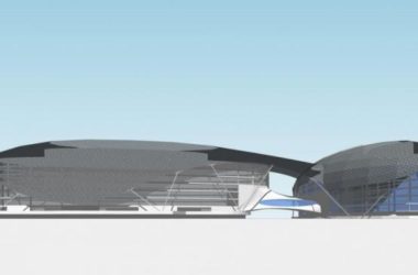 Sketchup酒店模型|阿布扎比The Yas Hotel多层酒店，现代风格-BIM建筑网