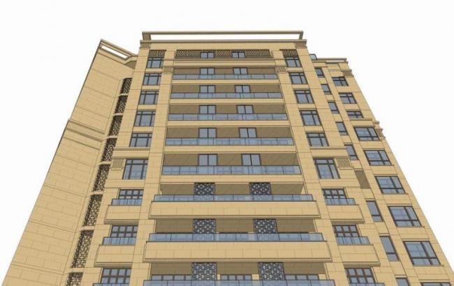 Sketchup住宅模型|超高层公寓，古典风格，居住建筑