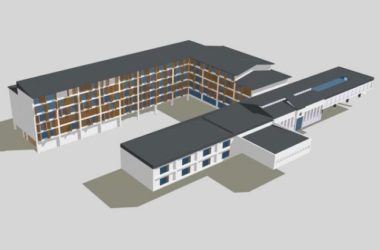 Sketchup酒店模型|多层酒店，中式风格-BIM建筑网